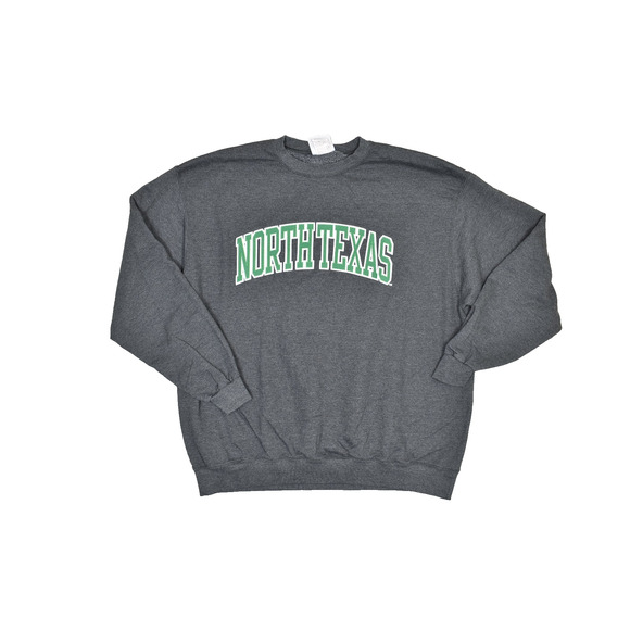 Champion North Texas Sweatshirt Men's Gray Size 2XL UNT Crewneck 🏈 - Picture 1 of 8
